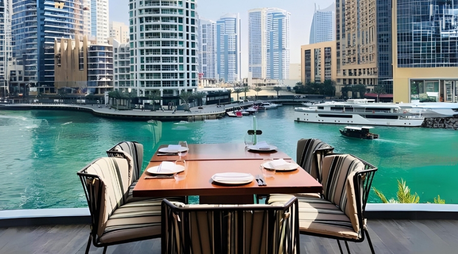 european cafe in dubai